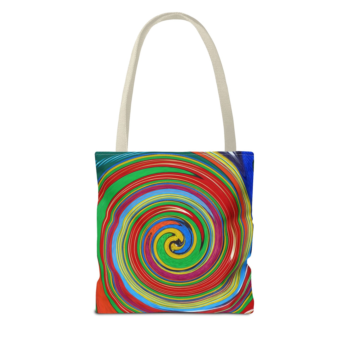 Tote Bag - No.303 - 'Swirl Blue & Orange'