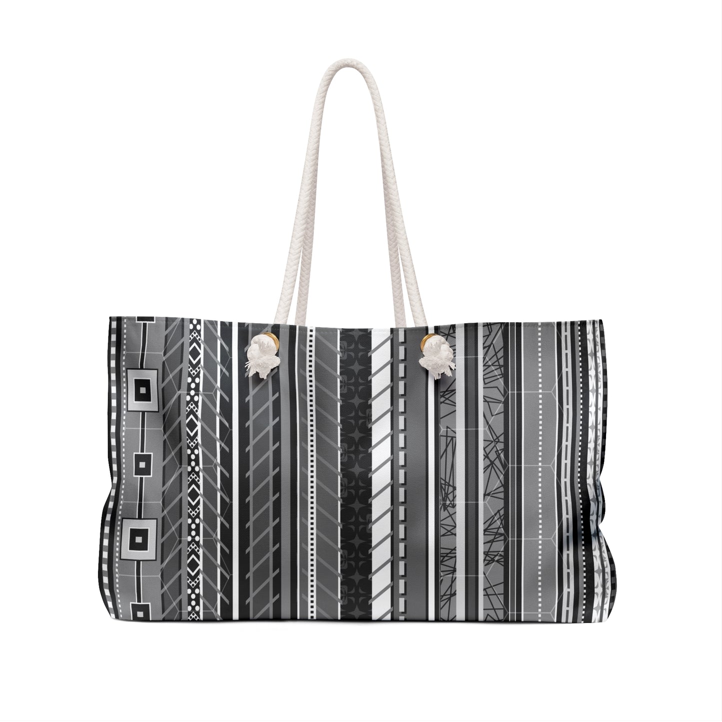 Weekender Bag / Beach Bag / Overnight Bag - No. 298 - 'Monochrome'
