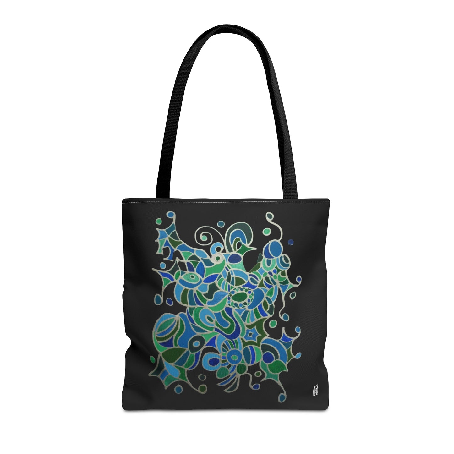 Tote Bag - No.146 - A 'Bird of Paradise' on Black
