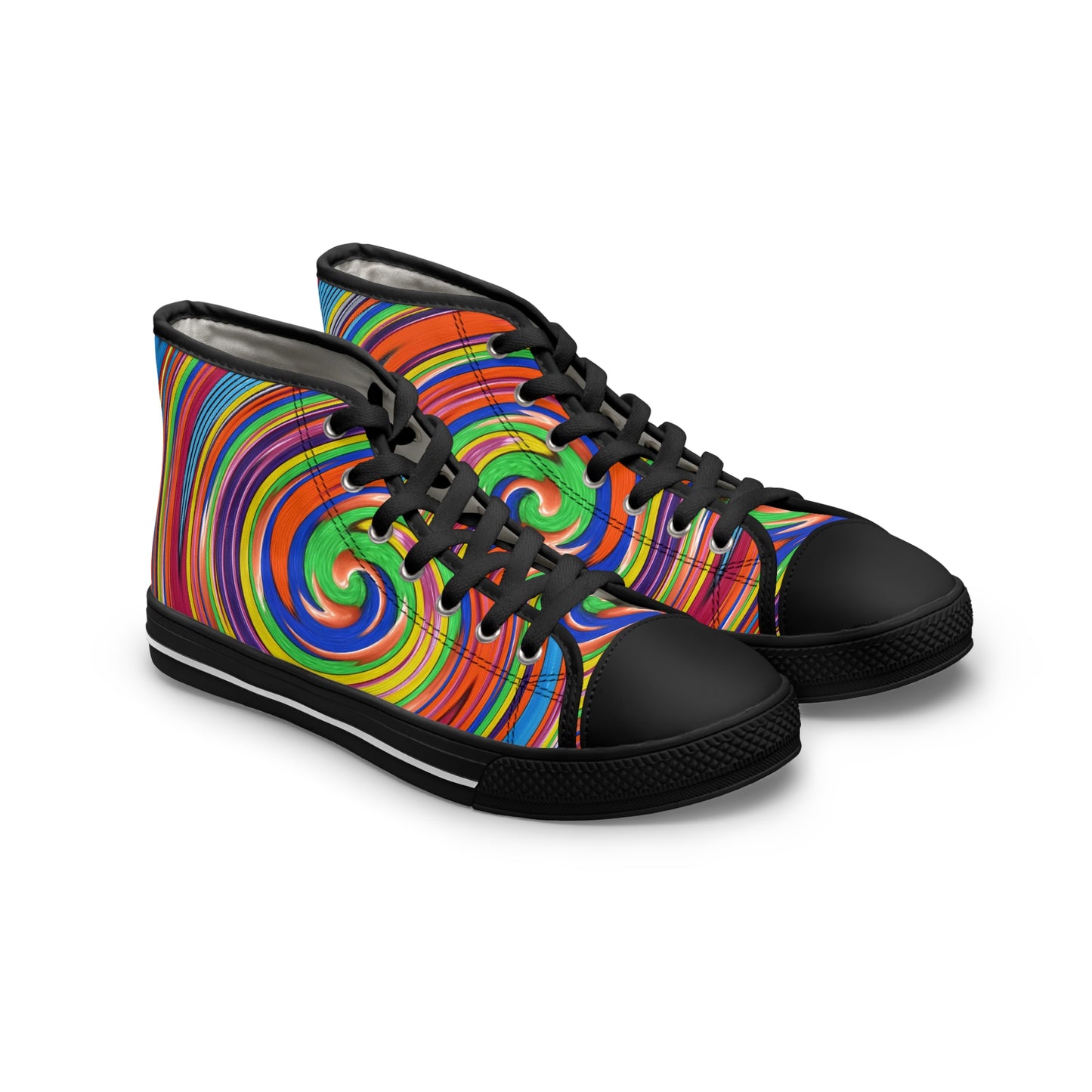 Women's High Top Sneakers - No. 302 - 'Swirl'