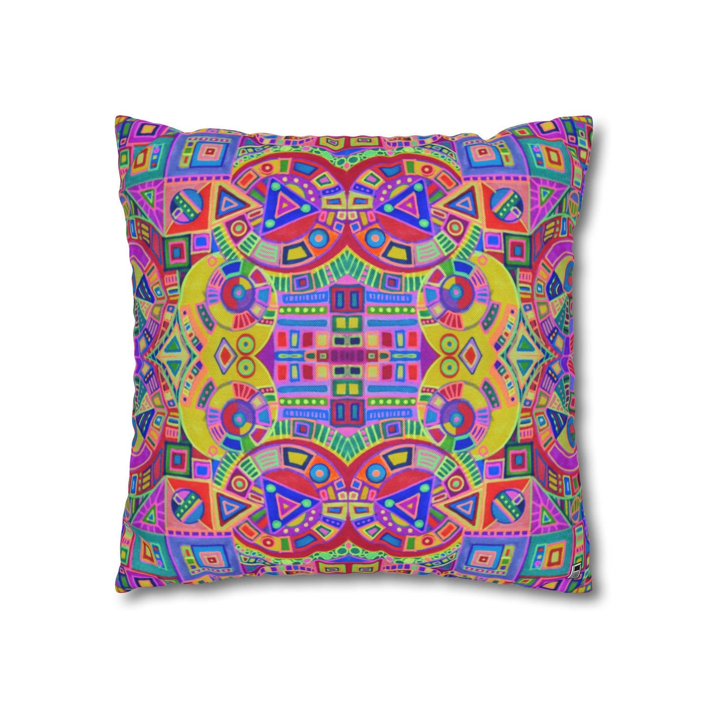 Cushion Pillow Case - No. 260 - Multicoloured Abstract