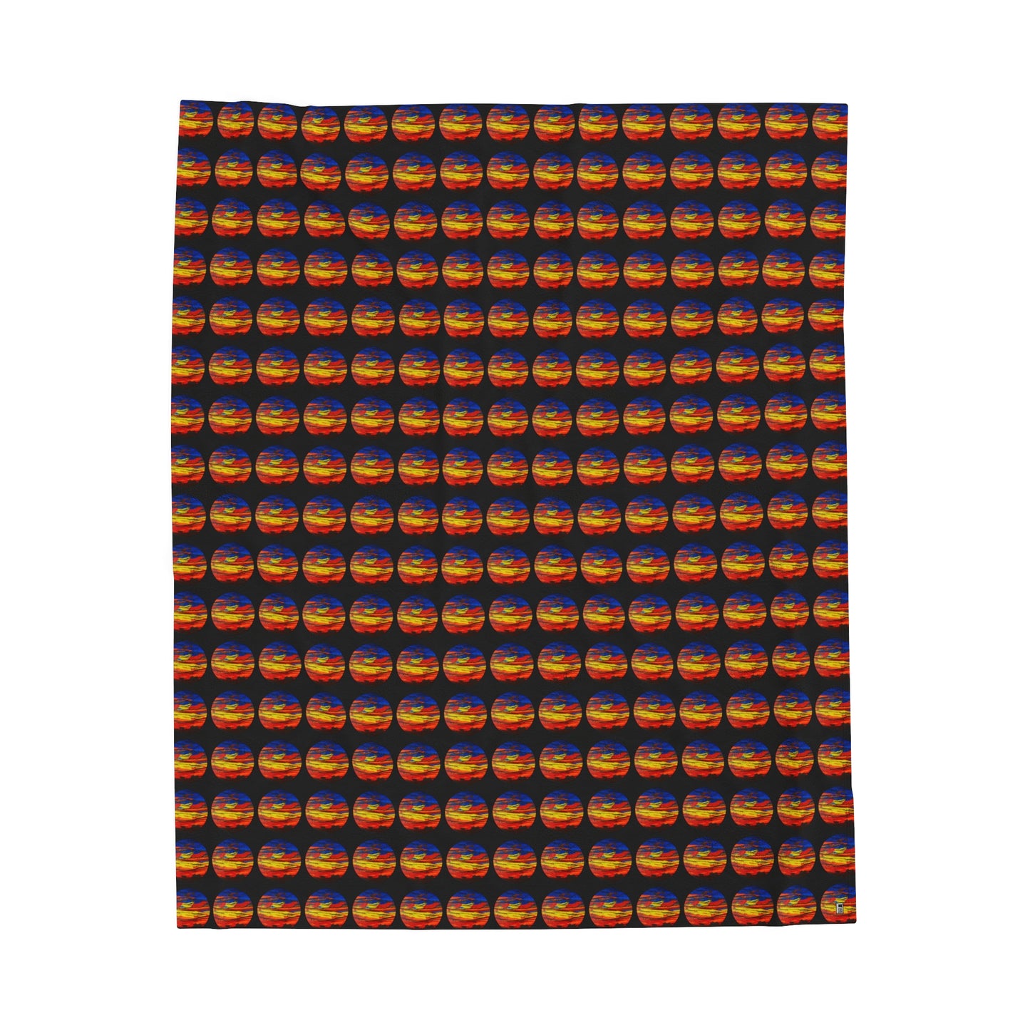 Velveteen Plush Blanket - No.149 - 'Through the lens' on Black