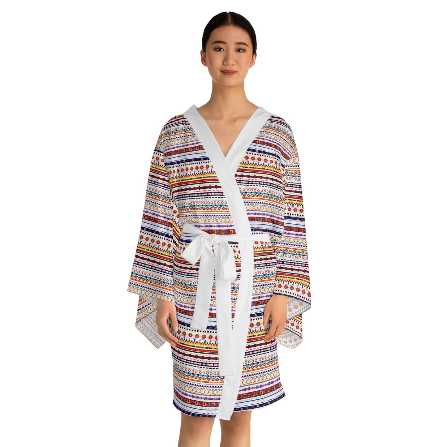 Long Sleeve Kimono Robe - No. 326