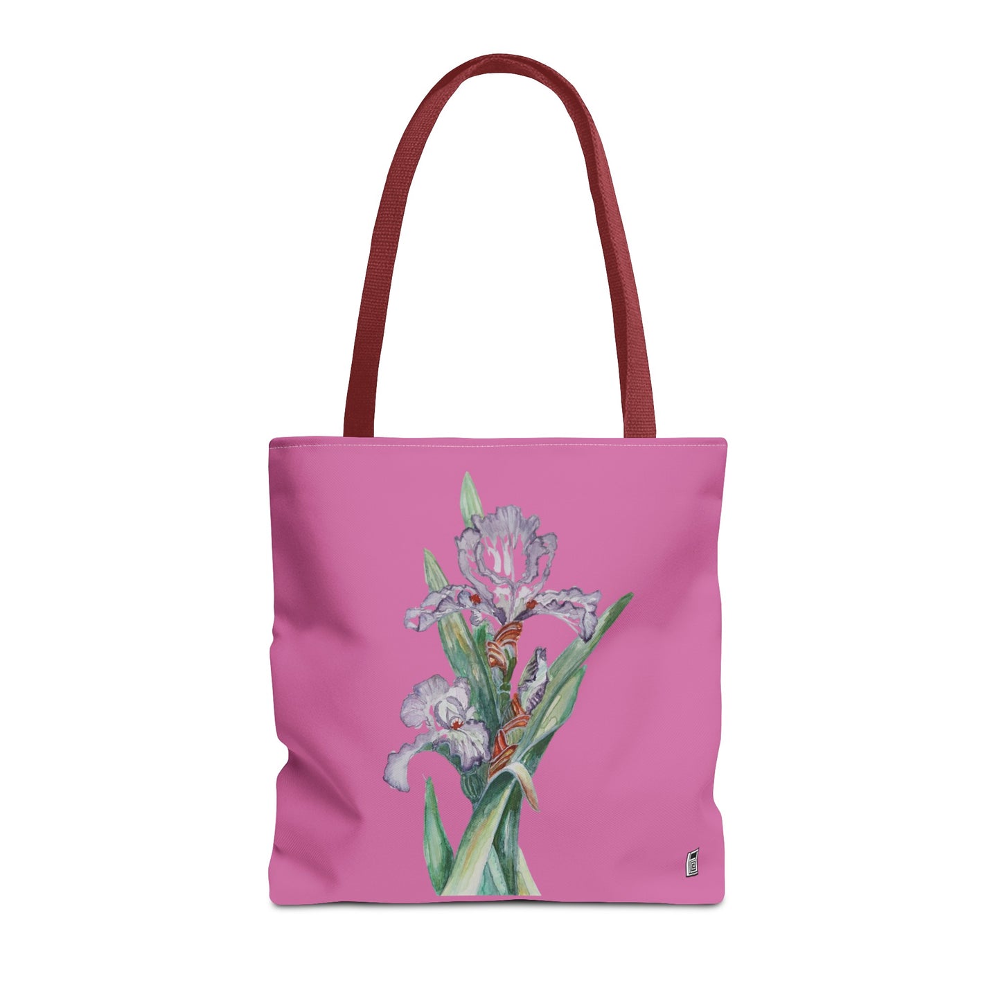 Tote Bag - No. 272 - Purple Orchid on Pink