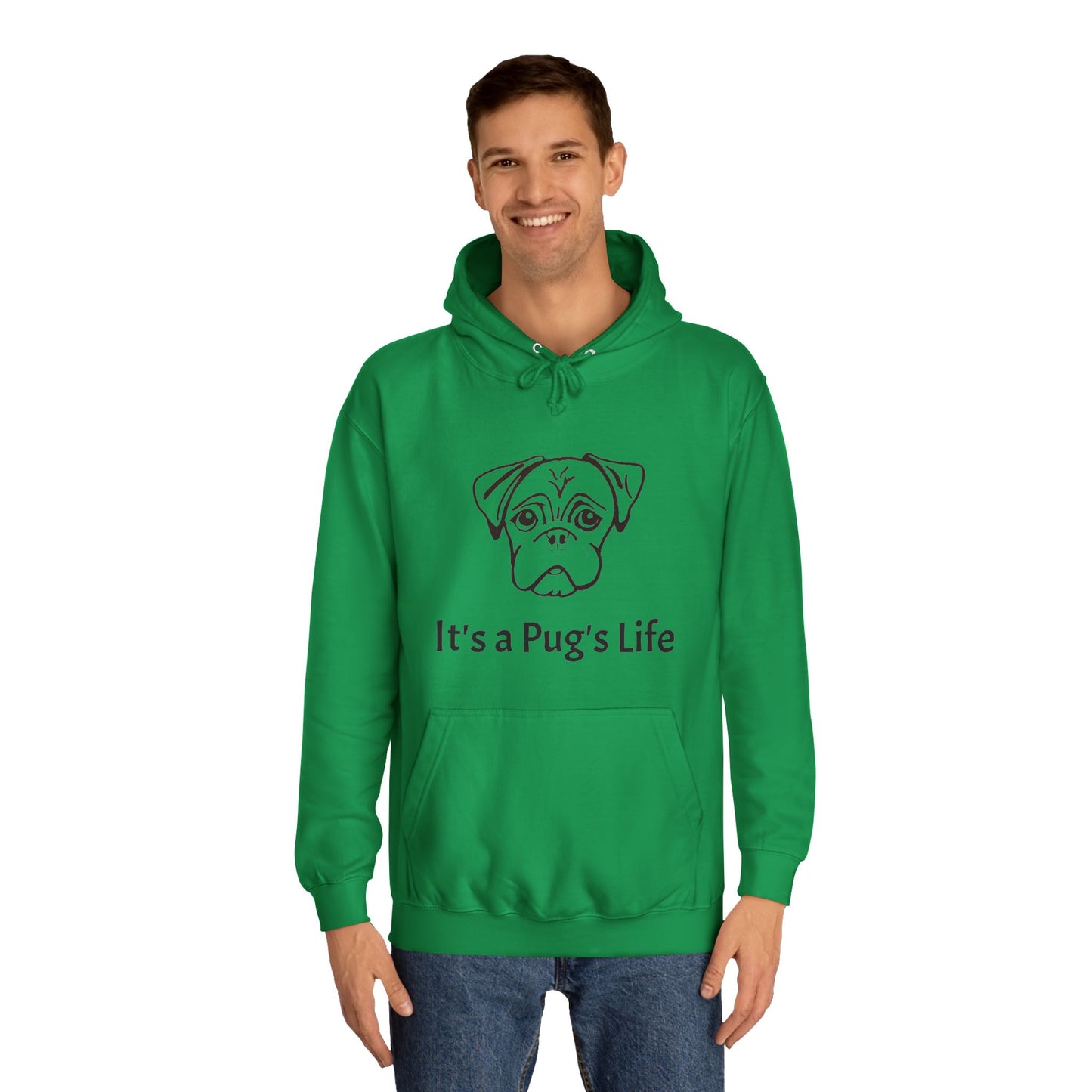 Unisex College Hoodie - PUG
