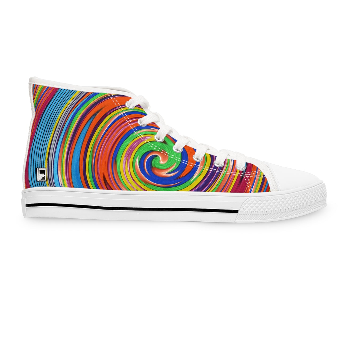 Women's High Top Sneakers - No. 302 - 'Swirl'