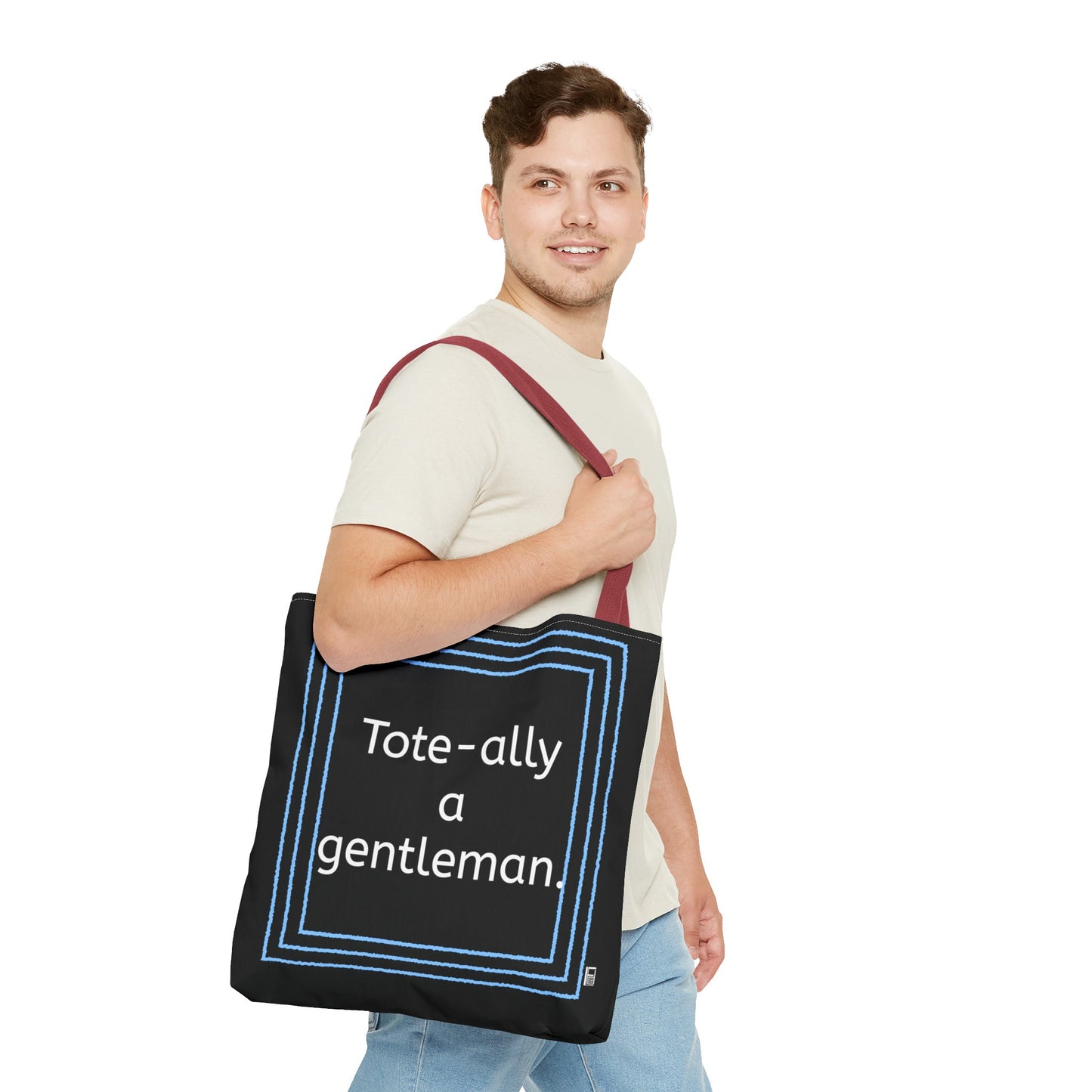 Tote Bag - No. X3 - Tote-ally a gentleman