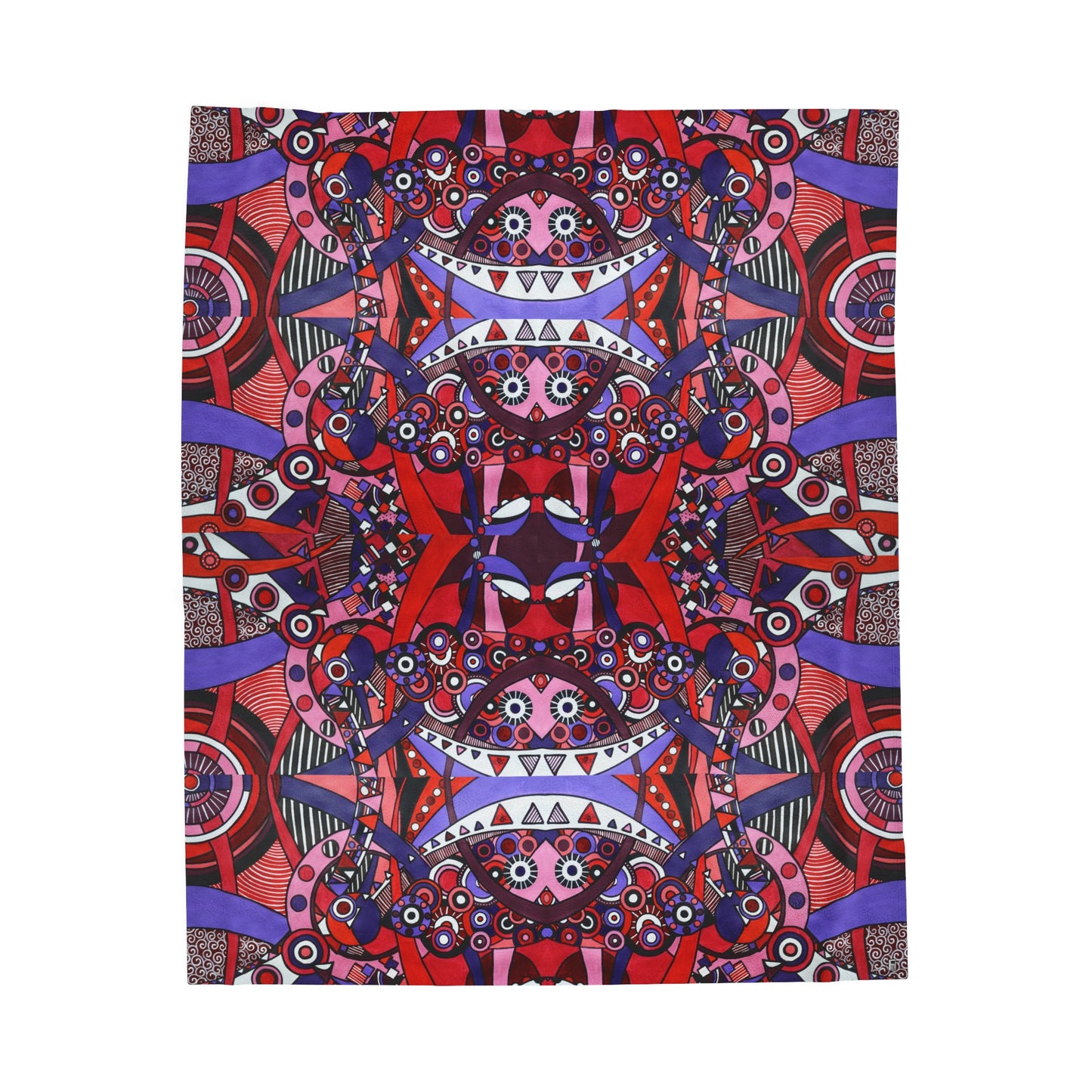 Velveteen Plush Blanket - No. 220 - 'Connections'