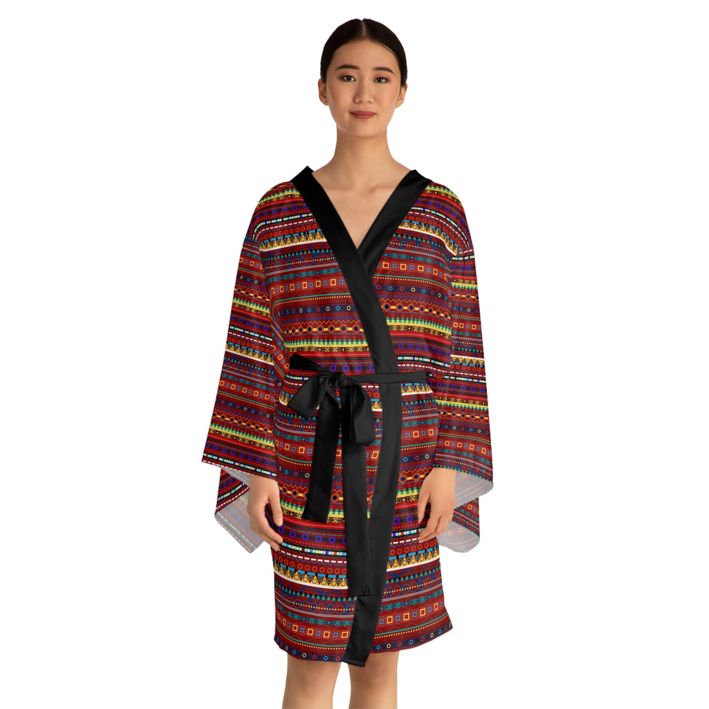 Long Sleeve Kimono Robe - No. 324