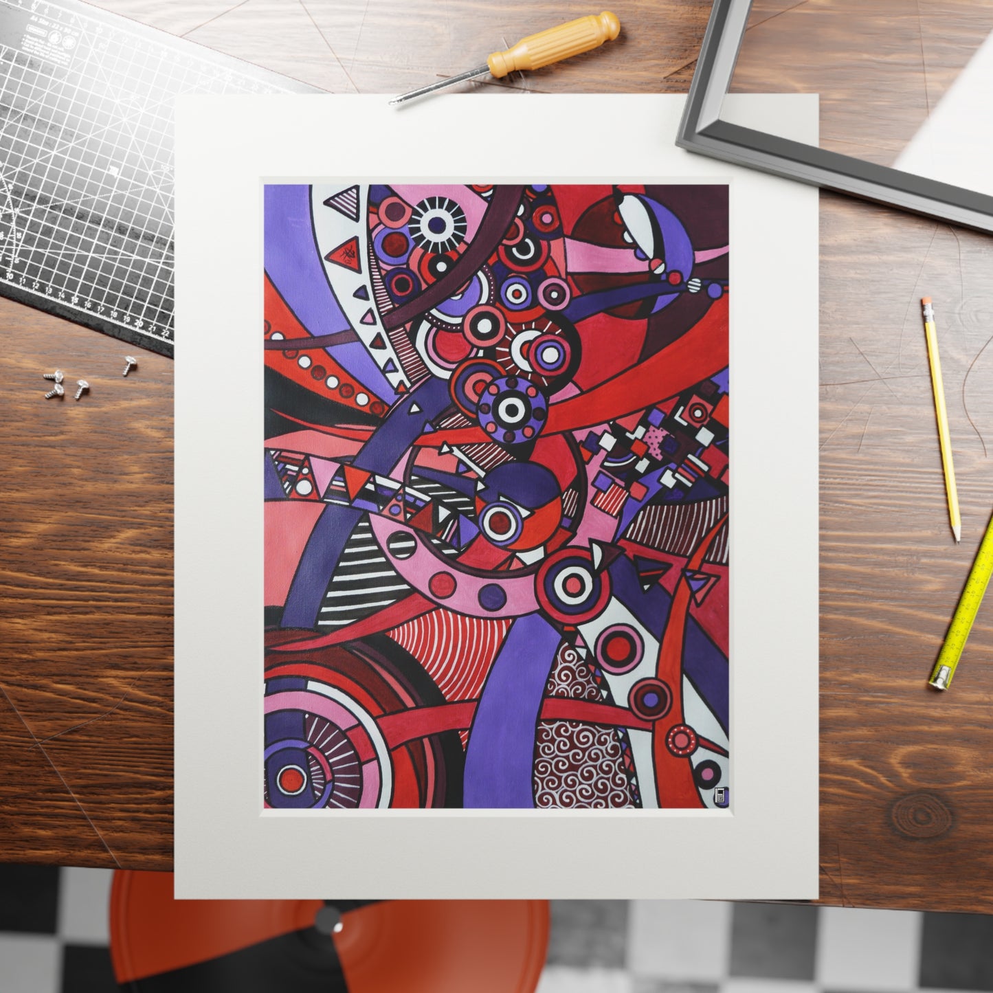 Fine Art Print (Cardboard Frame) - No. 220 - 'Connections'