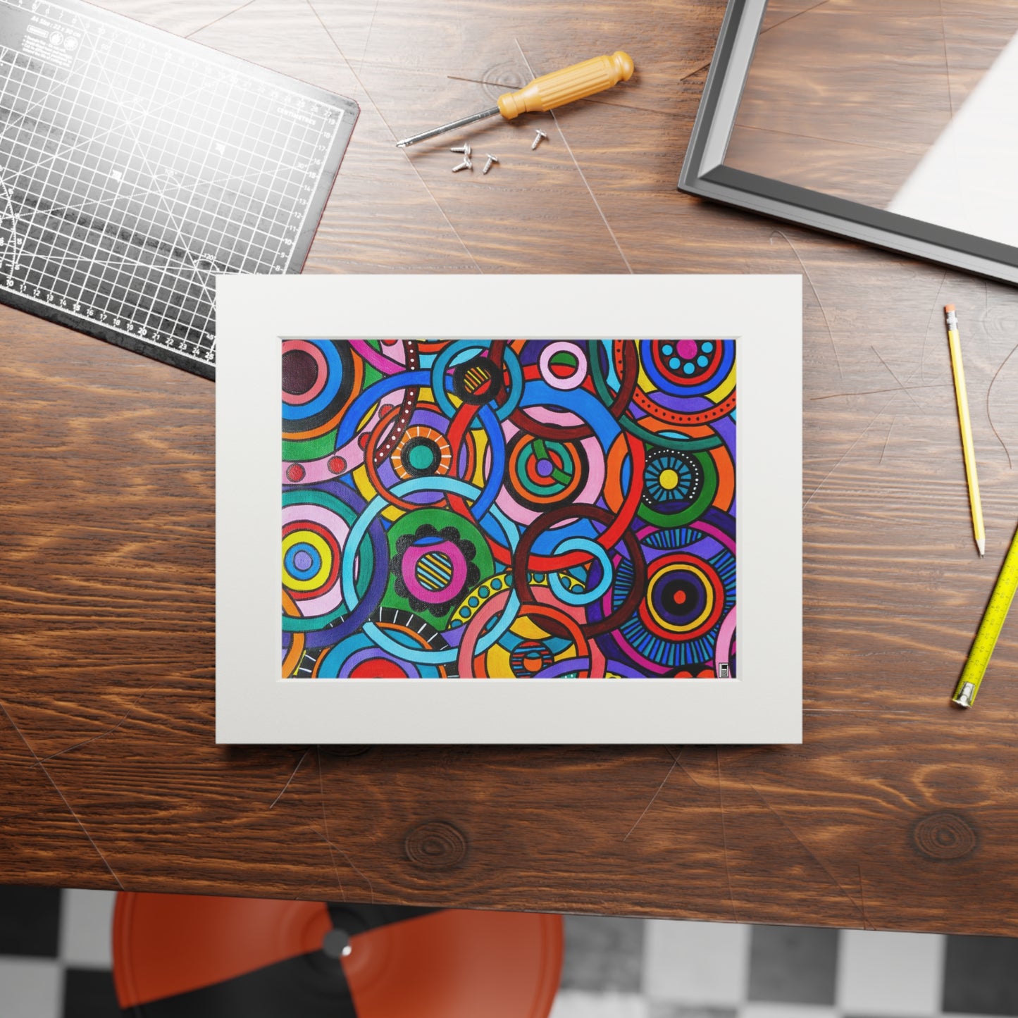 Fine Art Giclee Print (Cardboard Frame) - No. 221 - Interlinked