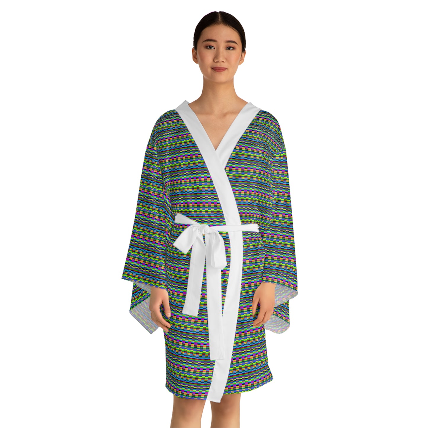 Long Sleeve Kimono Robe - No. 223 - Patience