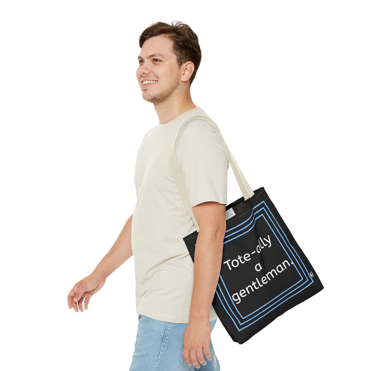 Tote Bag - No. X3 - Tote-ally a gentleman