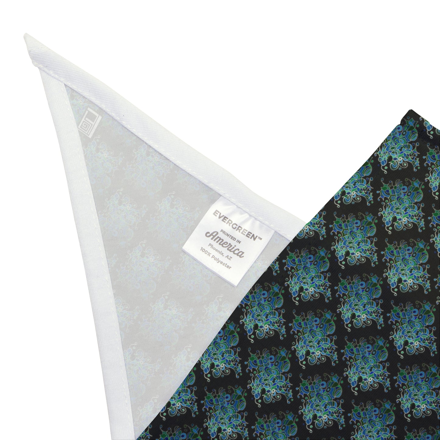 Pet Bandana - No.146 BK - Bird of Paradise