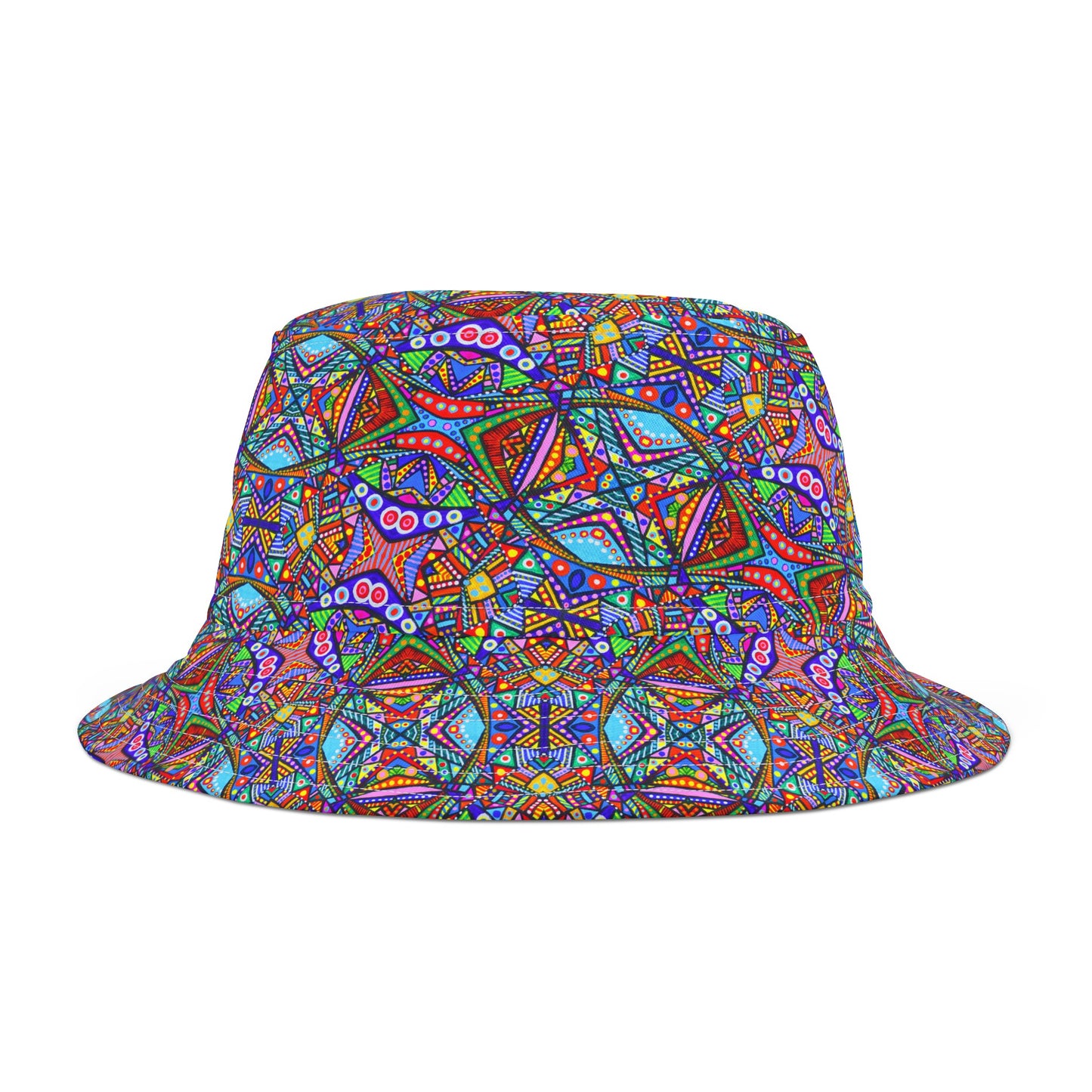 Bucket Hat - No. 291 - Abstract Pattern Navy