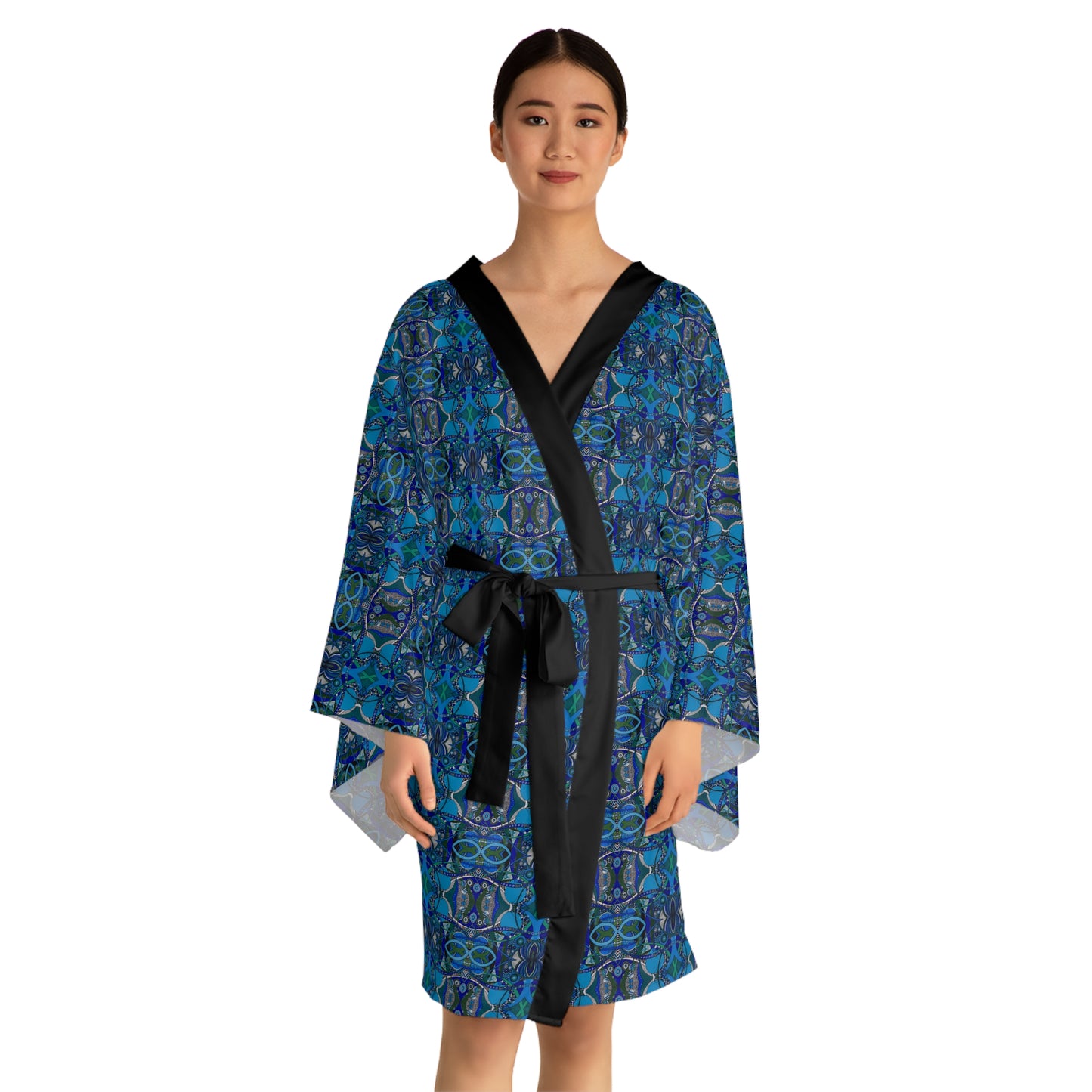 Long Sleeve Kimono Robe - No. 219