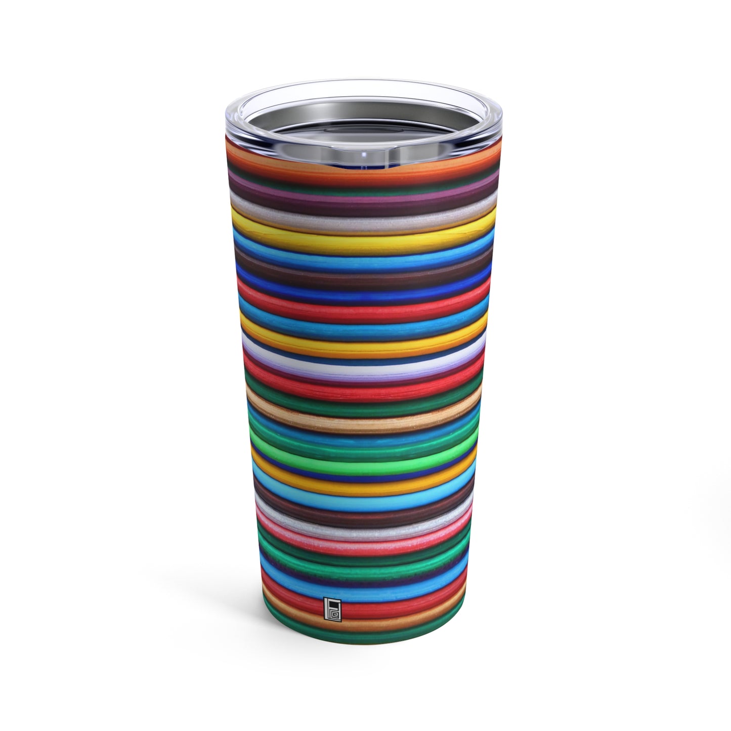 Tumbler 20oz - No. 308 Multicolour - 'Pathways B'
