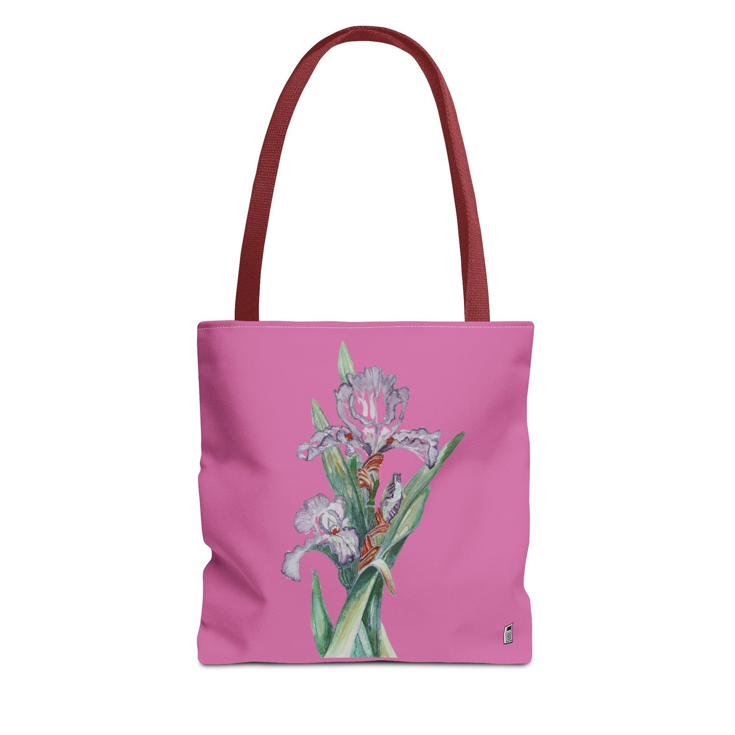 Tote Bag - No. 272 - Purple Orchid on Pink