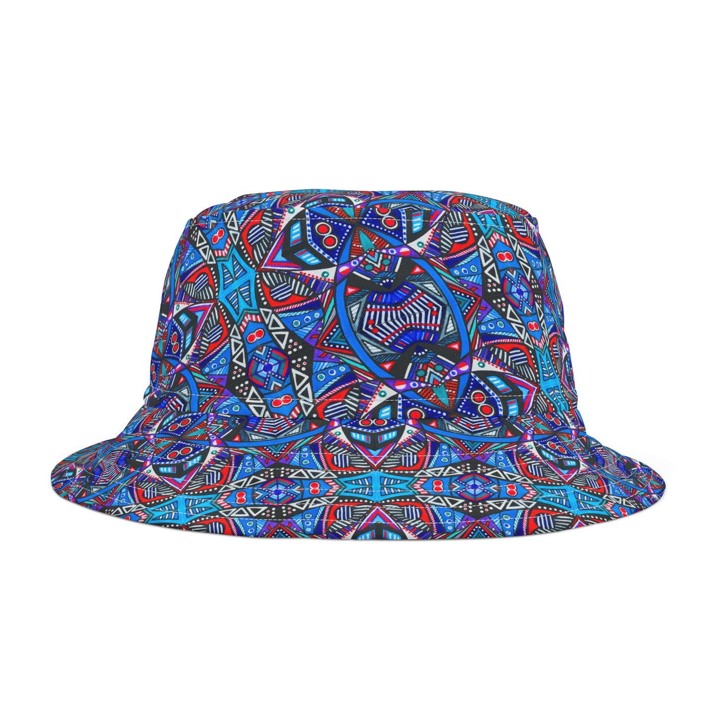 Bucket Hat - No. 292 - Abstract Pattern Navy