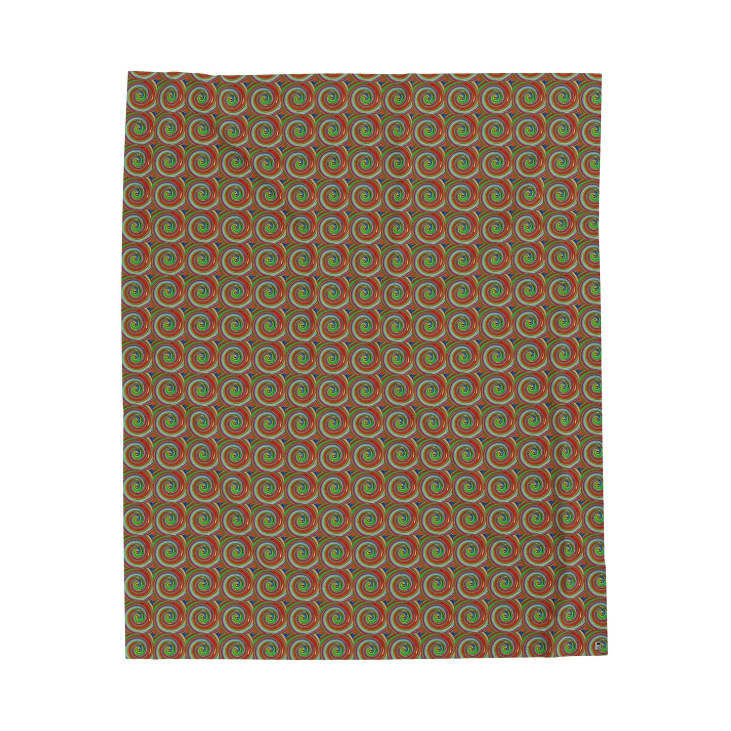 Velveteen Plush Blanket - No. 303 - B/O Swirl