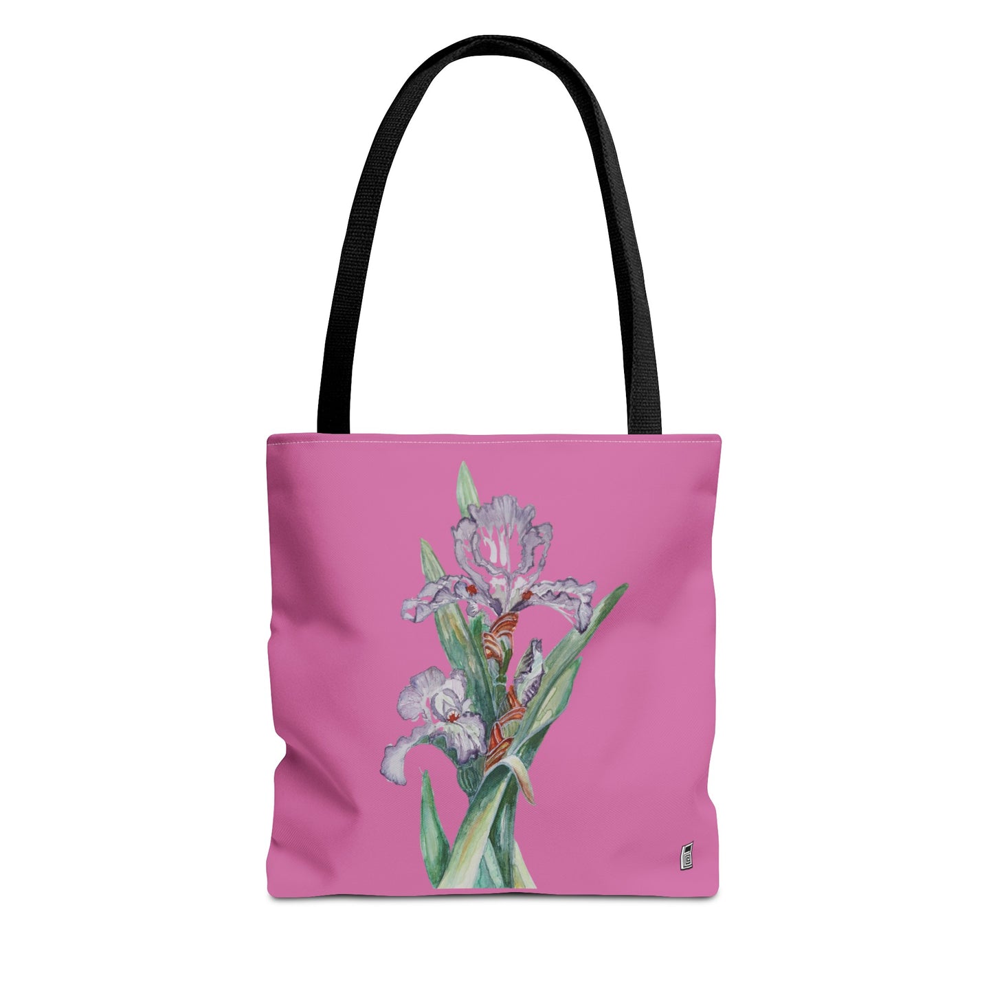 Tote Bag - No. 272 - Purple Orchid on Pink