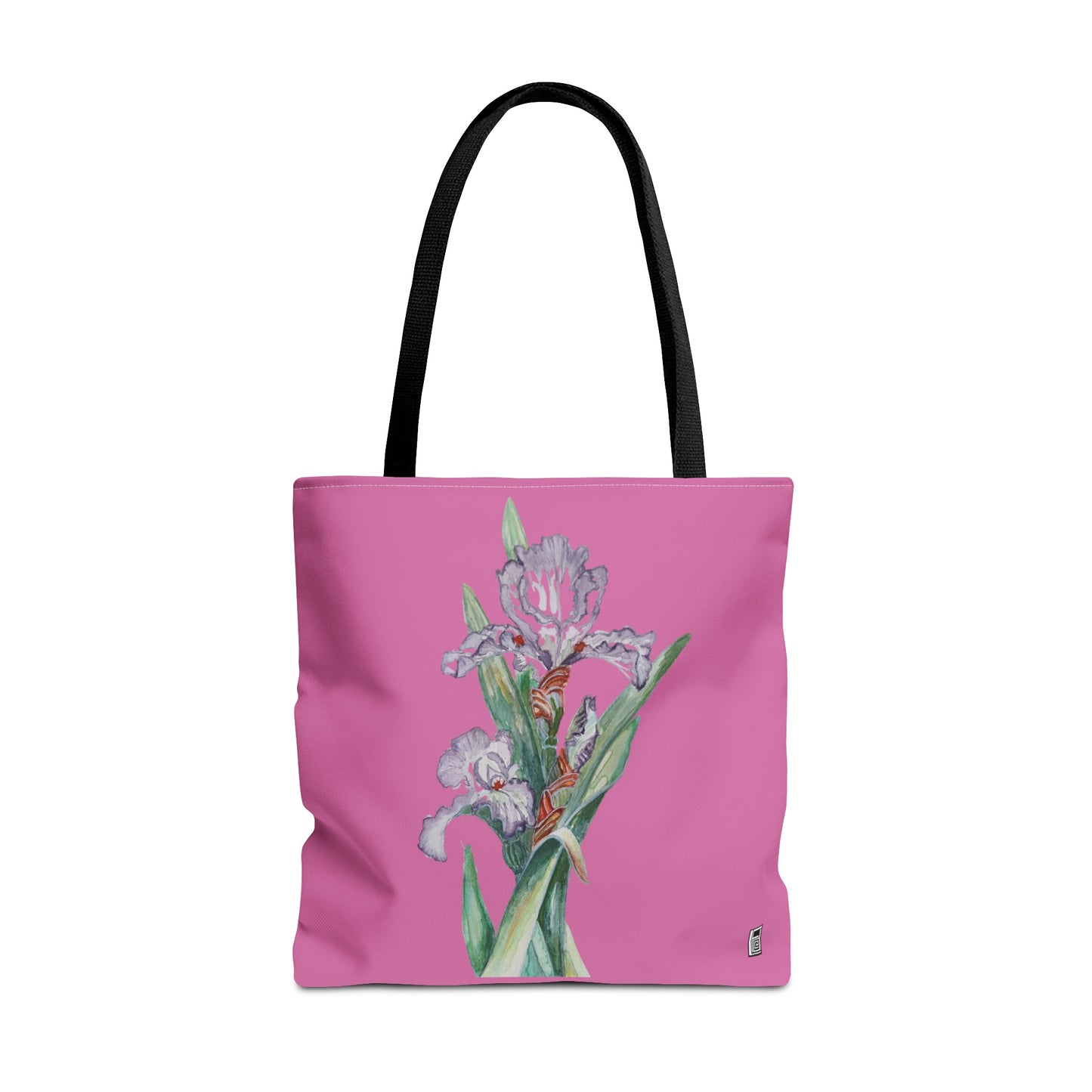 Tote Bag - No. 272 - Purple Orchid on Pink