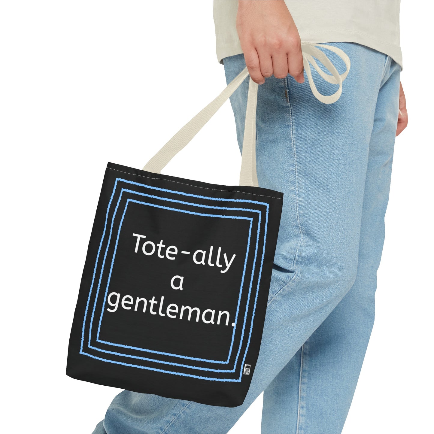 Tote Bag - No. X3 - Tote-ally a gentleman