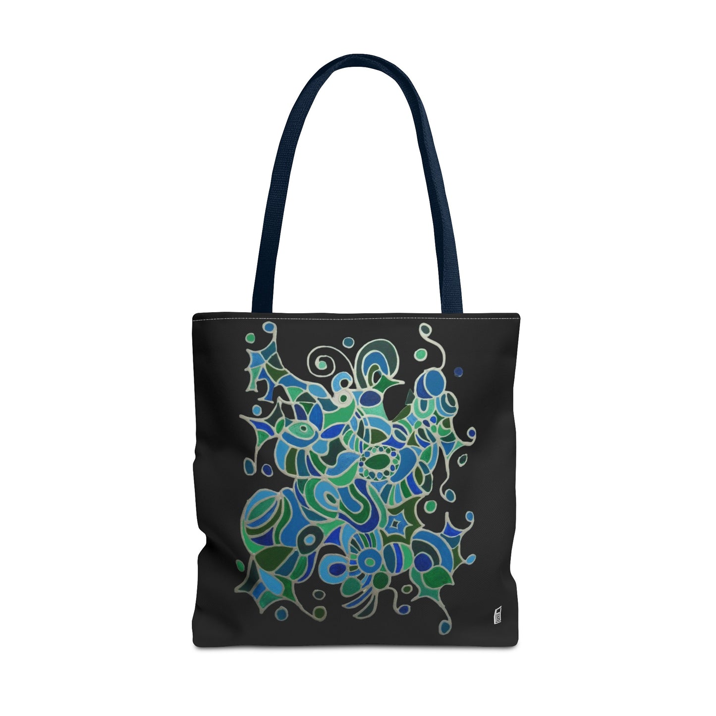 Tote Bag - No.146 - A 'Bird of Paradise' on Black