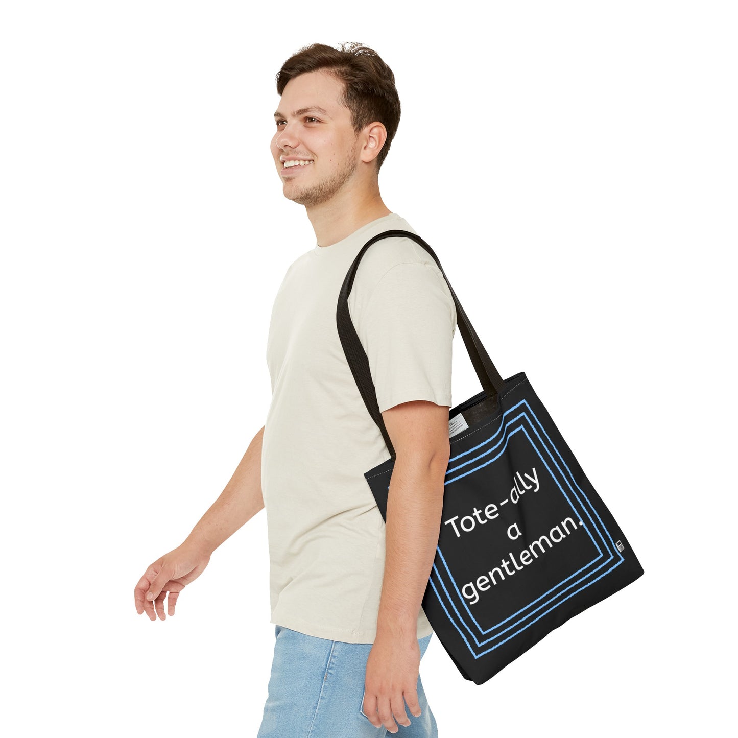 Tote Bag - No. X3 - Tote-ally a gentleman