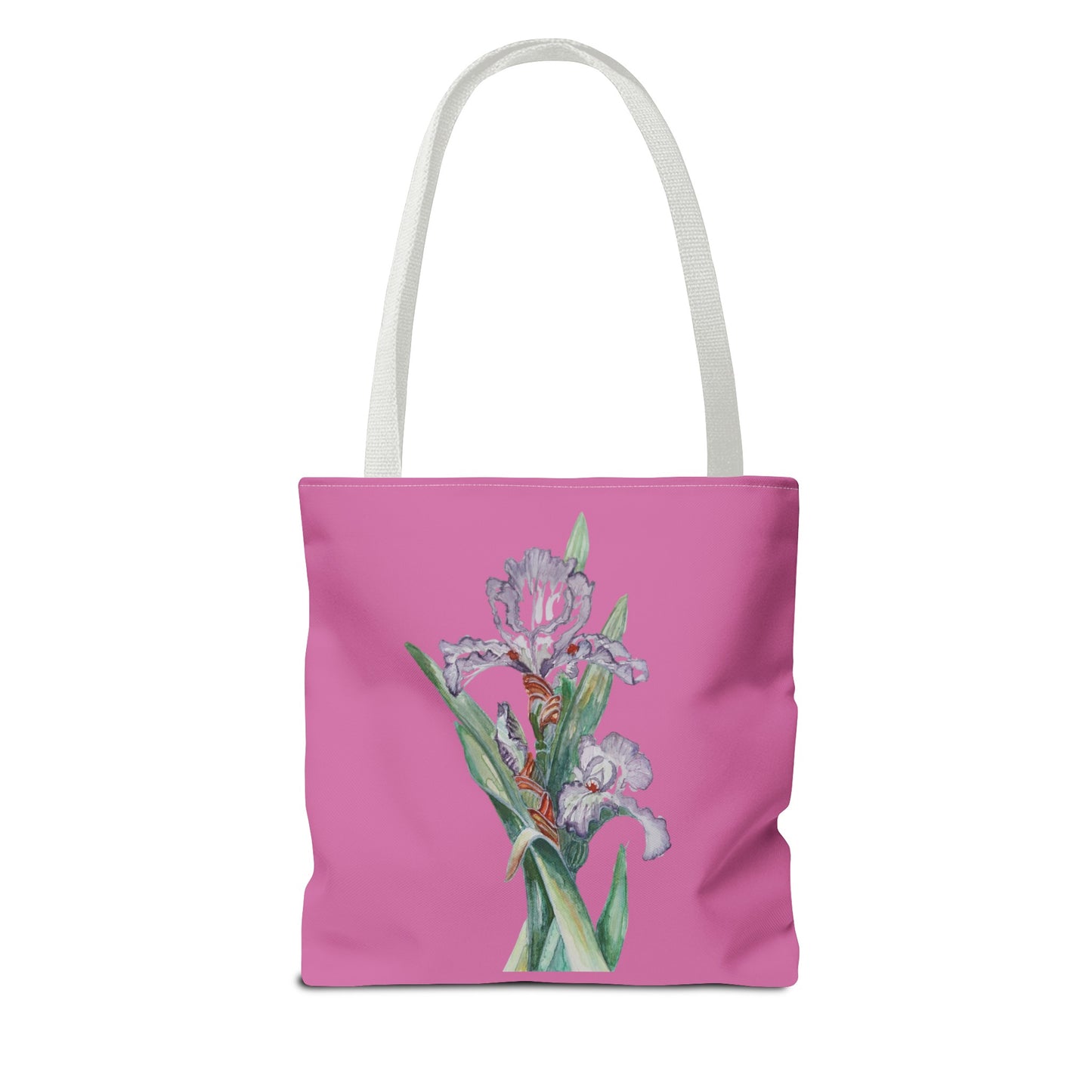 Tote Bag - No. 272 - Purple Orchid on Pink