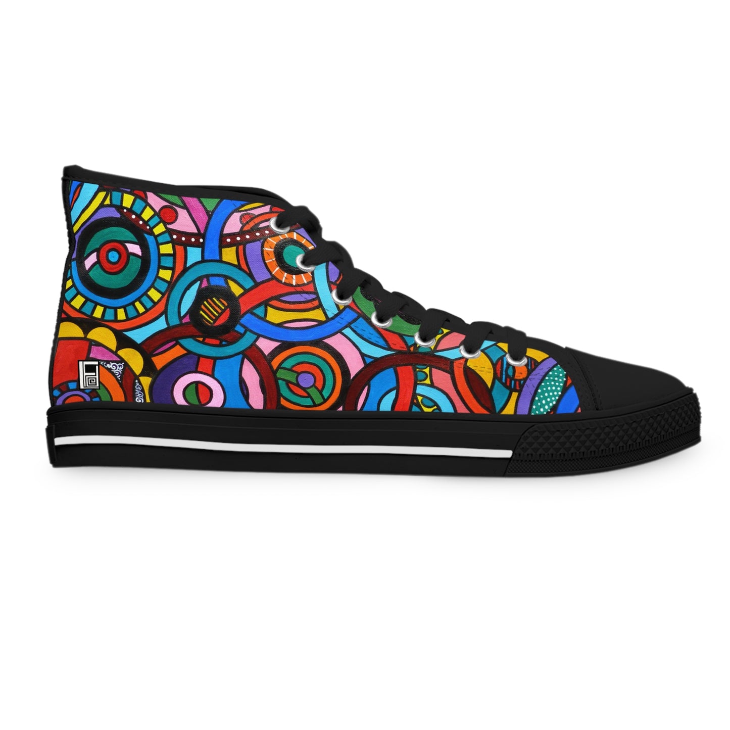 Women's High Top Sneakers - No. 221 - 'Interlinked'