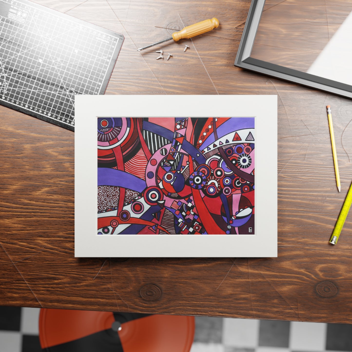 Fine Art Print (Cardboard Frame) - No. 220 - 'Connections'