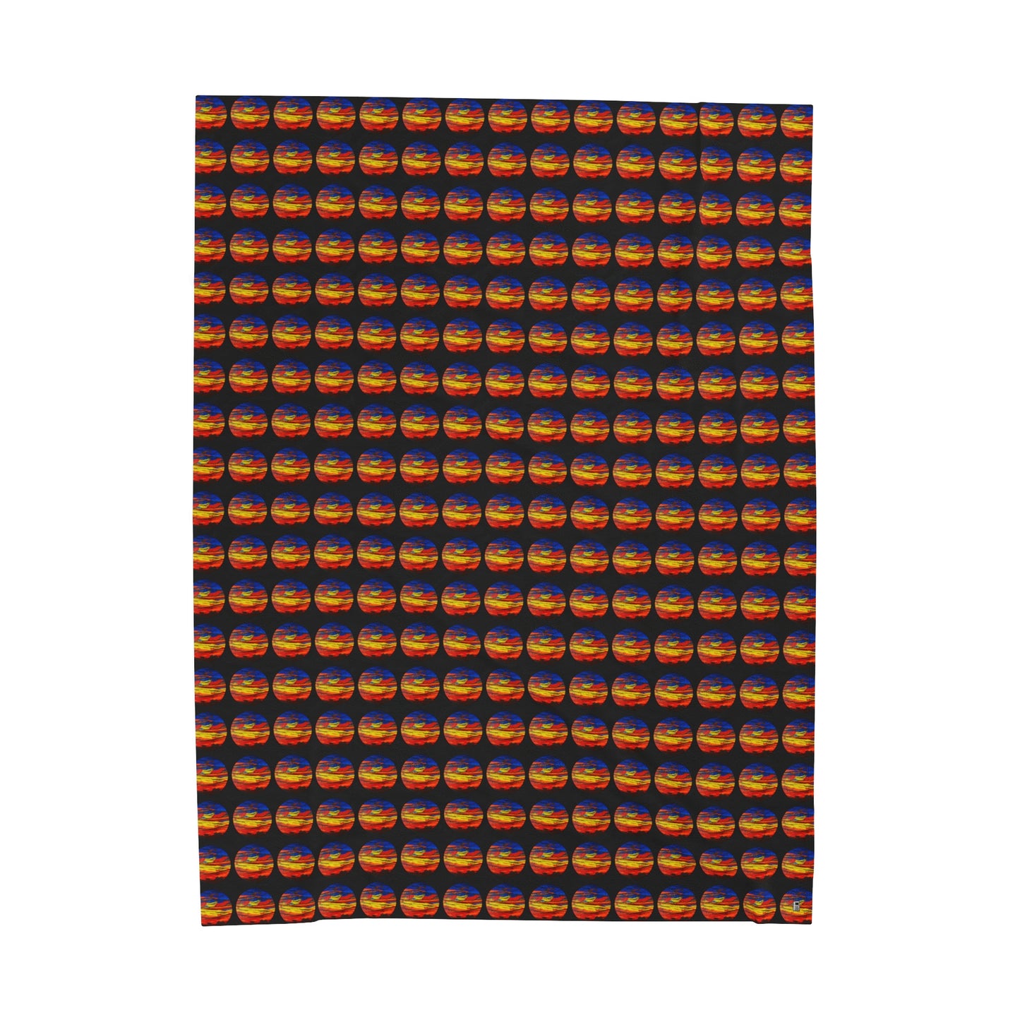 Velveteen Plush Blanket - No.149 - 'Through the lens' on Black