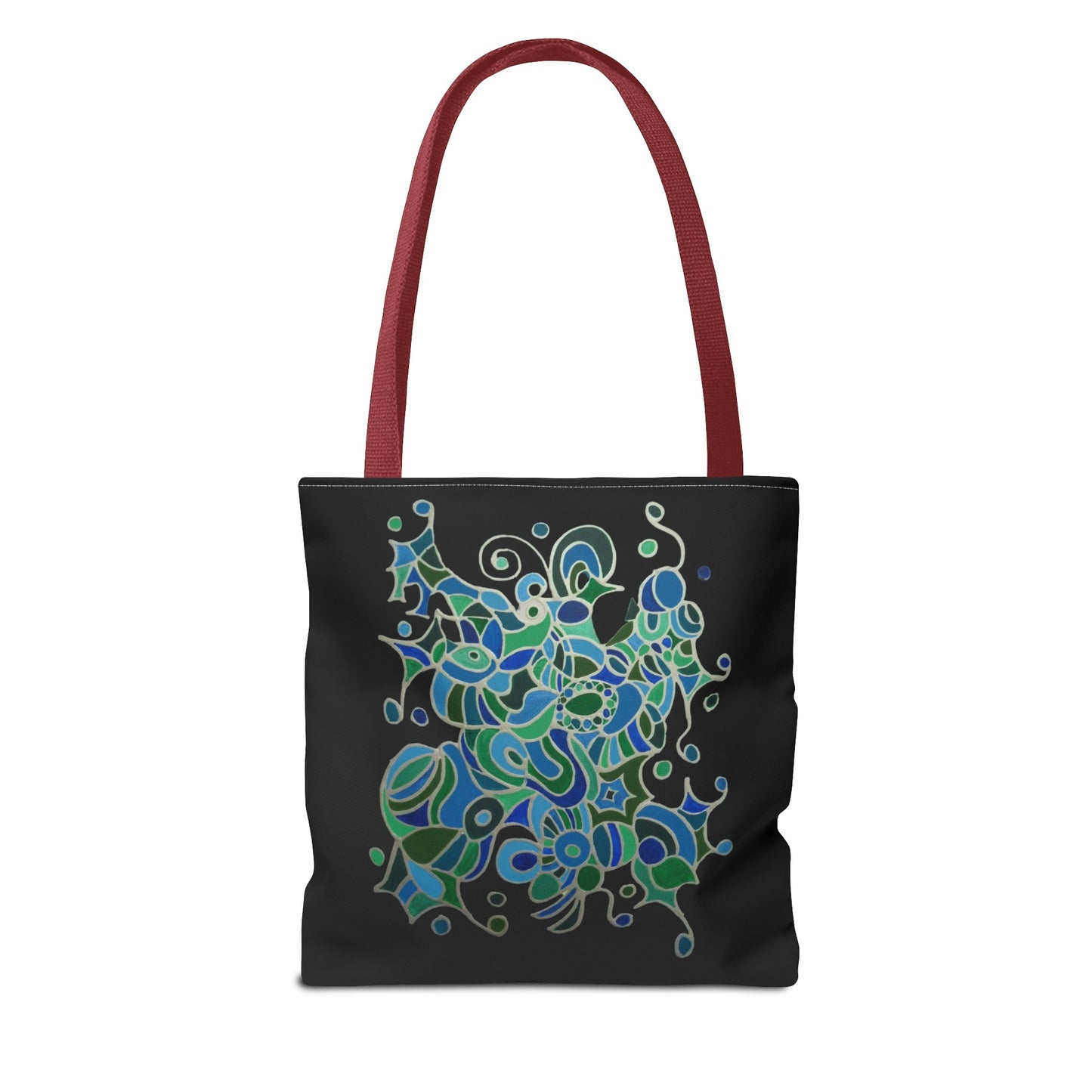 Tote Bag - No.146 - A 'Bird of Paradise' on Black