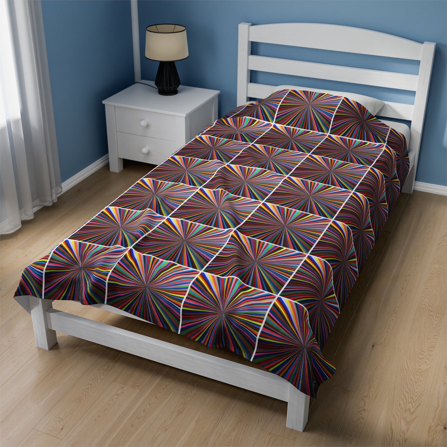 Velveteen Plush Blanket - No. 205 - 'Spectrum'