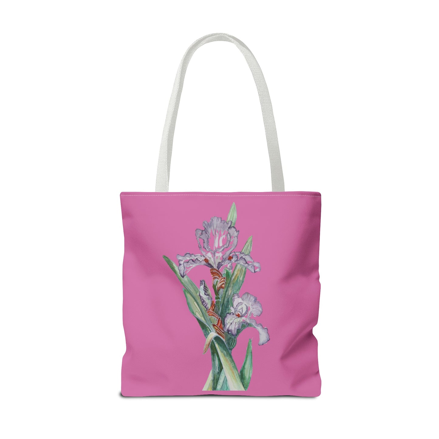 Tote Bag - No. 272 - Purple Orchid on Pink