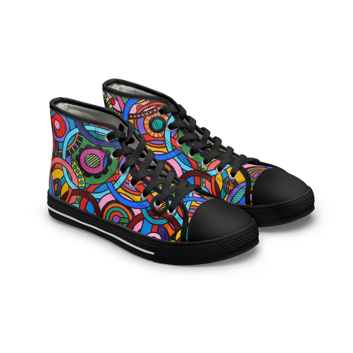 Women's High Top Sneakers - No. 221 - 'Interlinked'