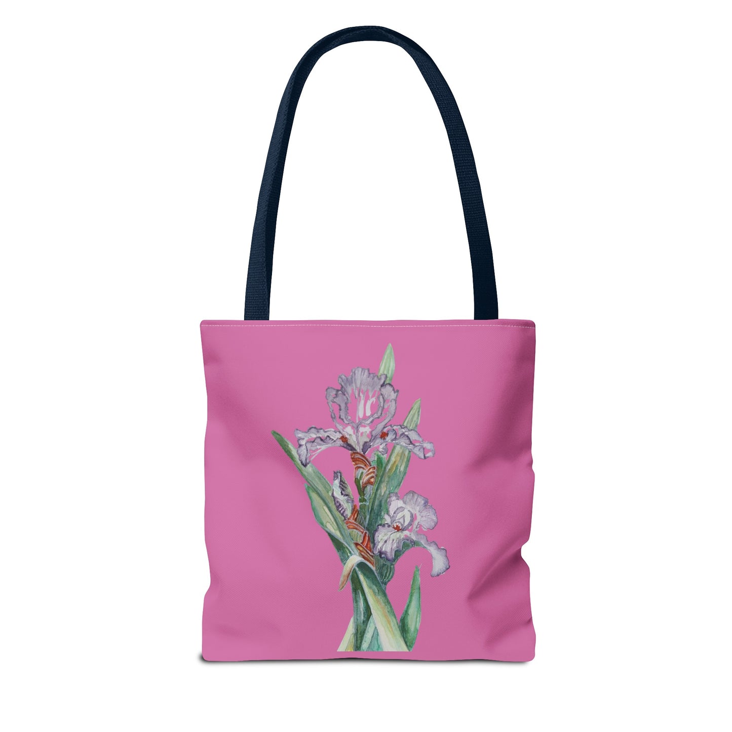 Tote Bag - No. 272 - Purple Orchid on Pink