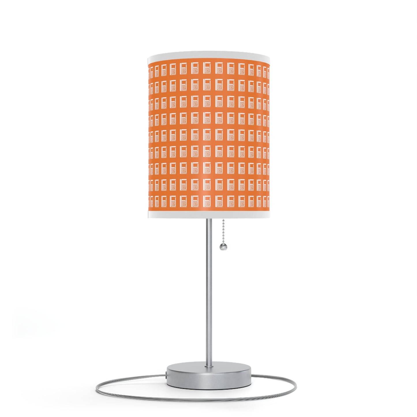 Lamp on a Stand, US|CA plug, No. 000OE - White Logo on Orange