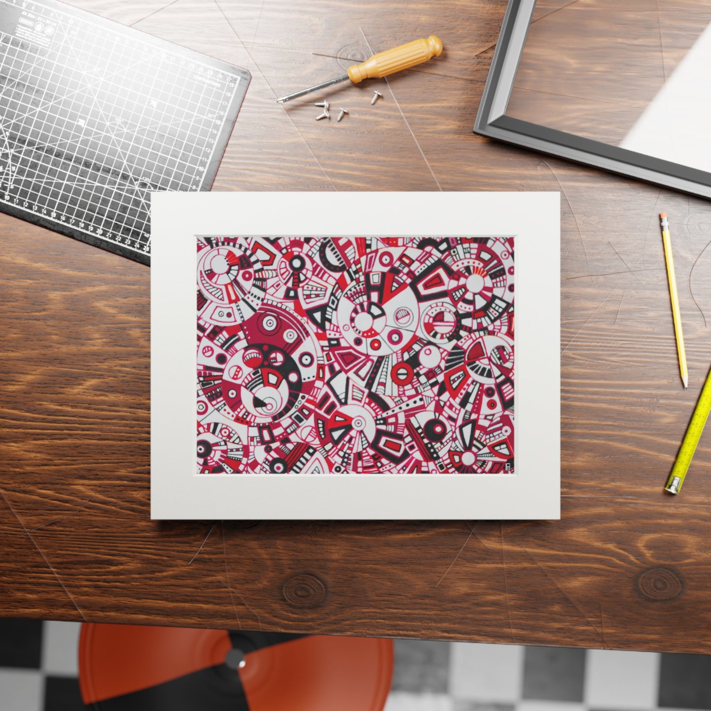 Fine Art Print (Cardboard Frame) - No. 276 - 'Interlocked'