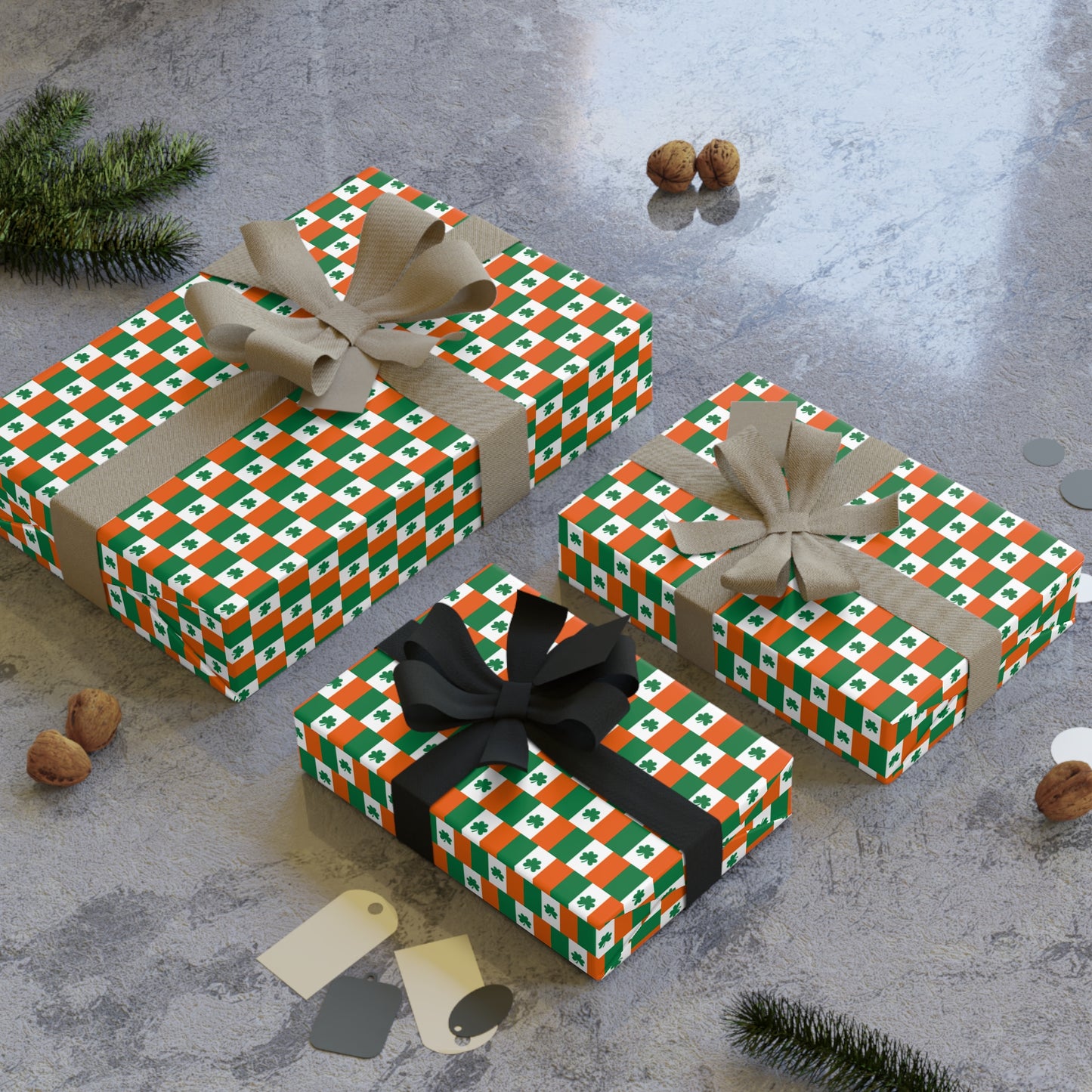 Wrapping Paper (1 roll) - 008 - Shamrock