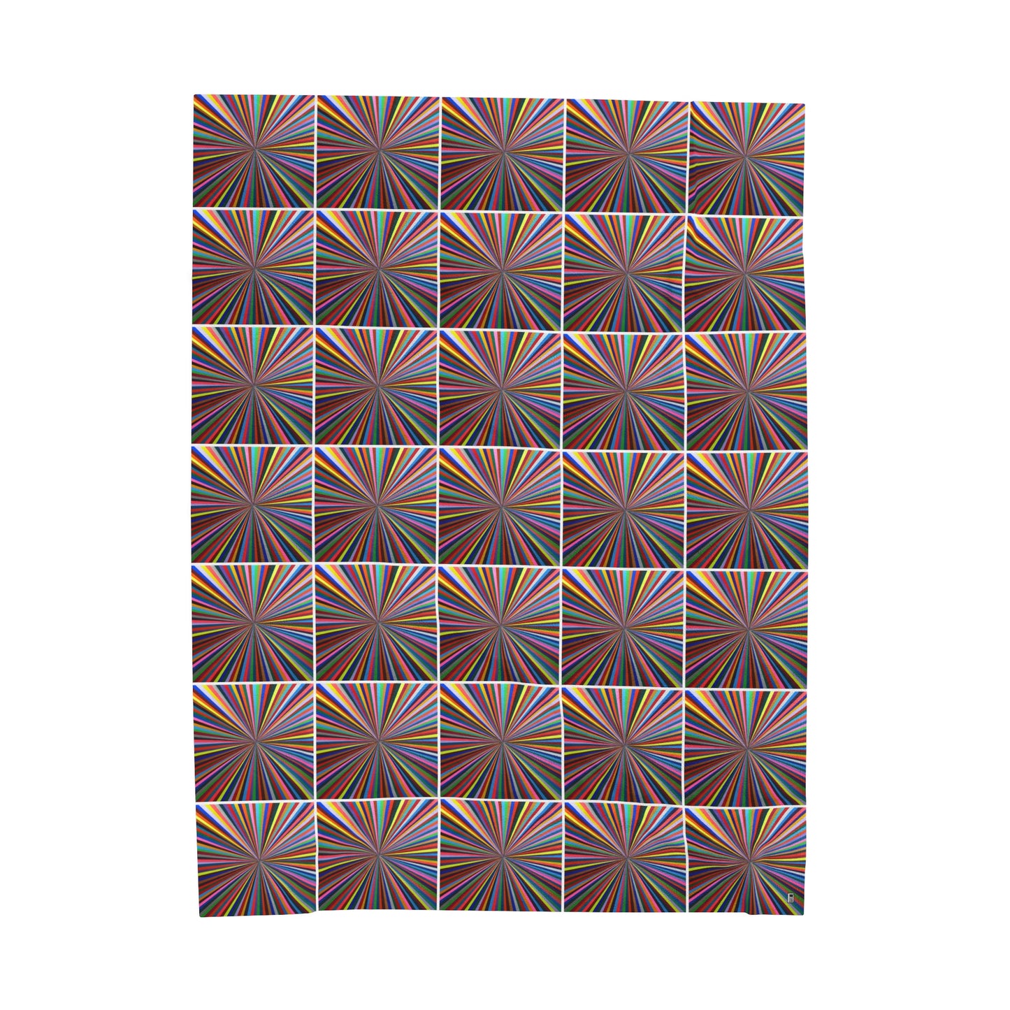 Velveteen Plush Blanket - No. 205 - 'Spectrum'