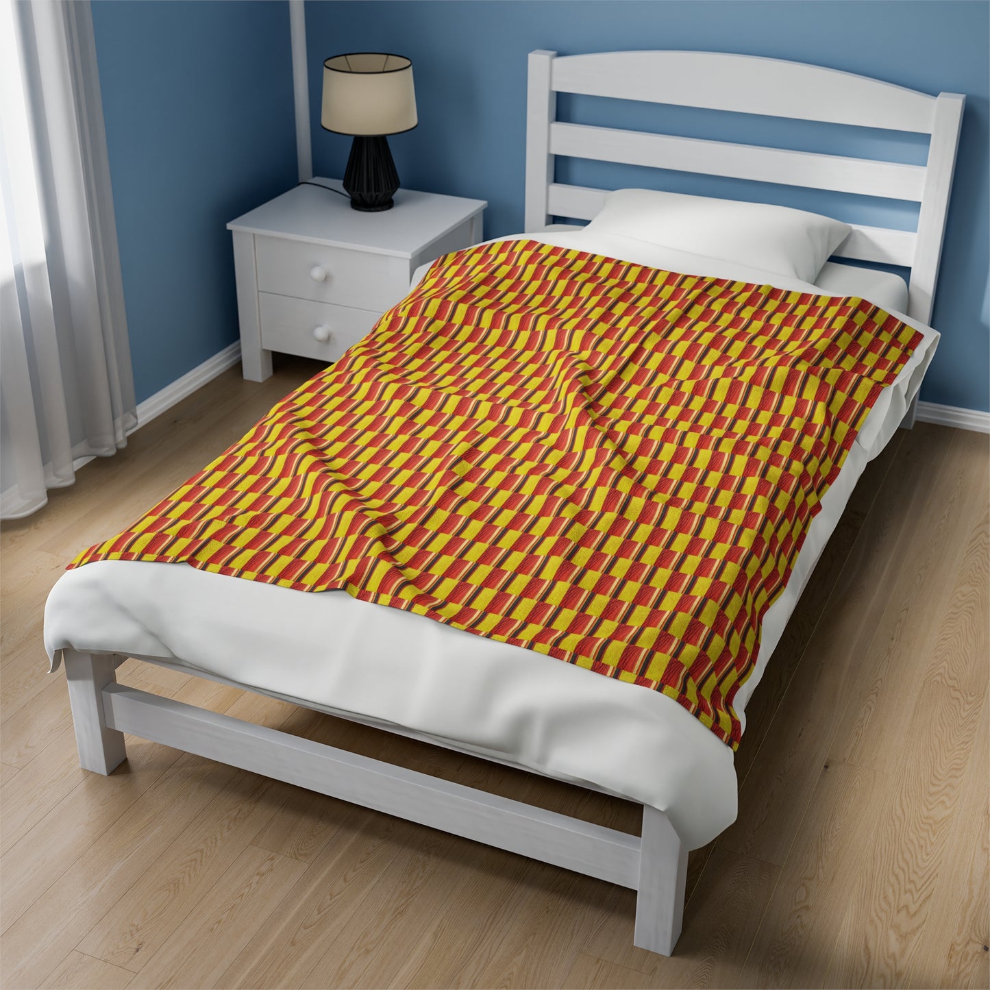 Velveteen Plush Blanket - No. 130 - 'Sunrise'