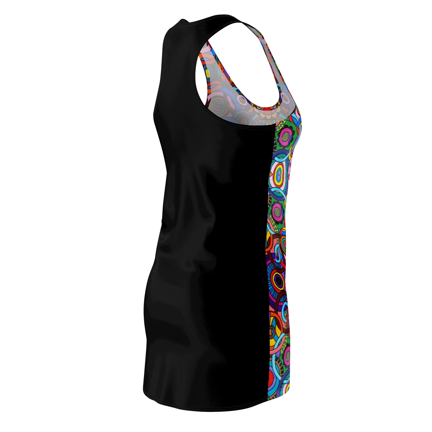 Women's Cut & Sew Racerback Dress - No. 221 - 'Interlinked'