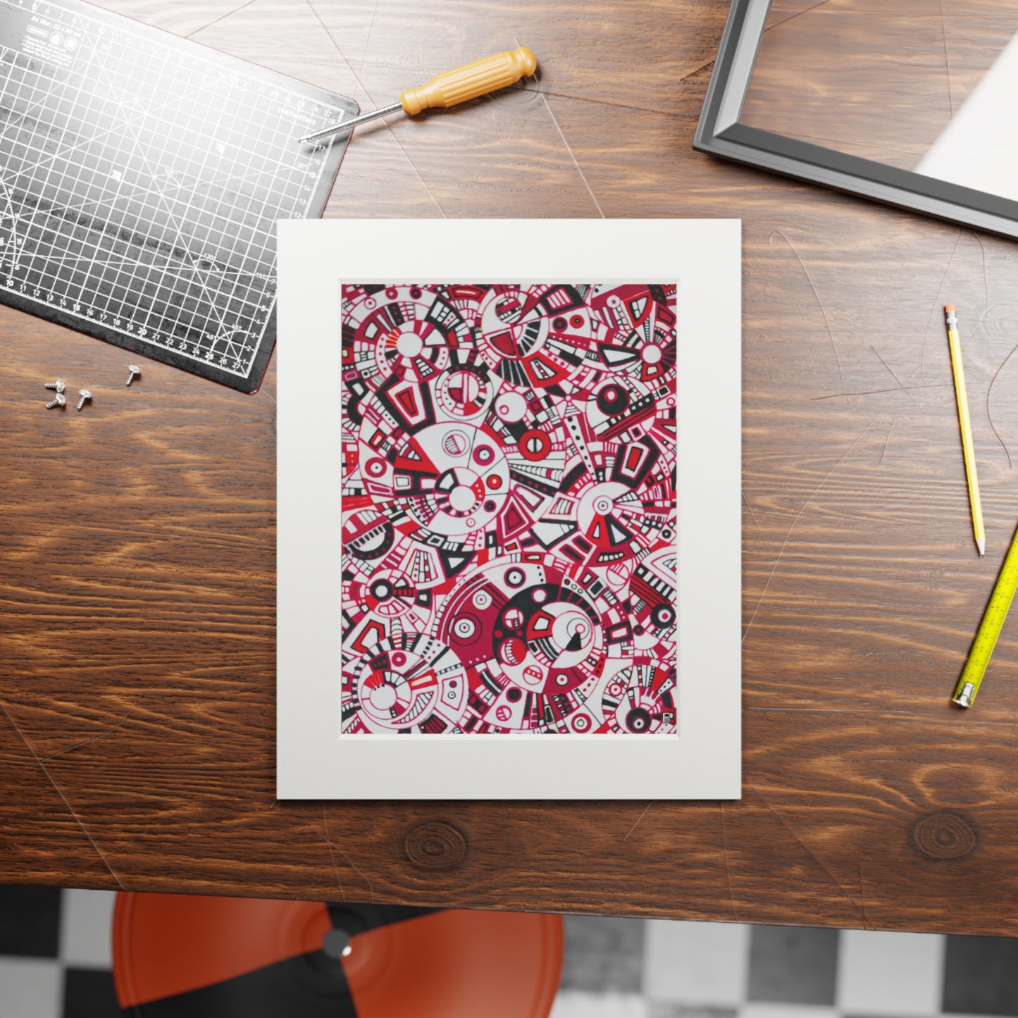 Fine Art Print (Cardboard Frame) - No. 276 - 'Interlocked'
