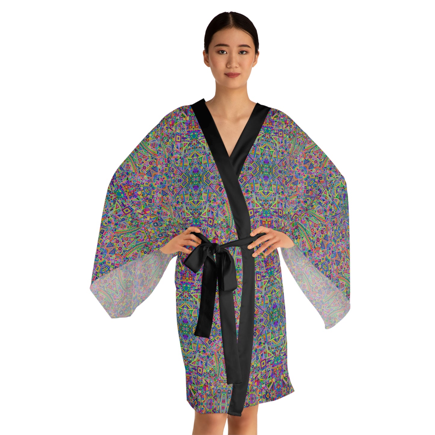Long Sleeve Kimono Robe - No. 259