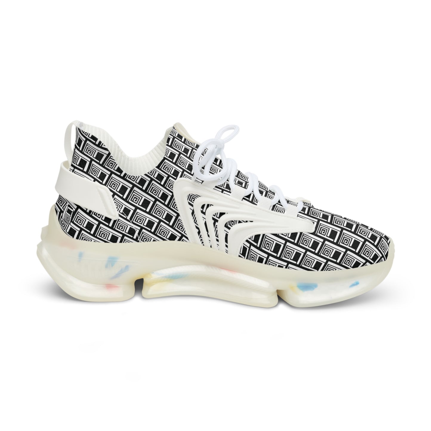 Men's Mesh Sneakers - No. 000BK - Artists Logo