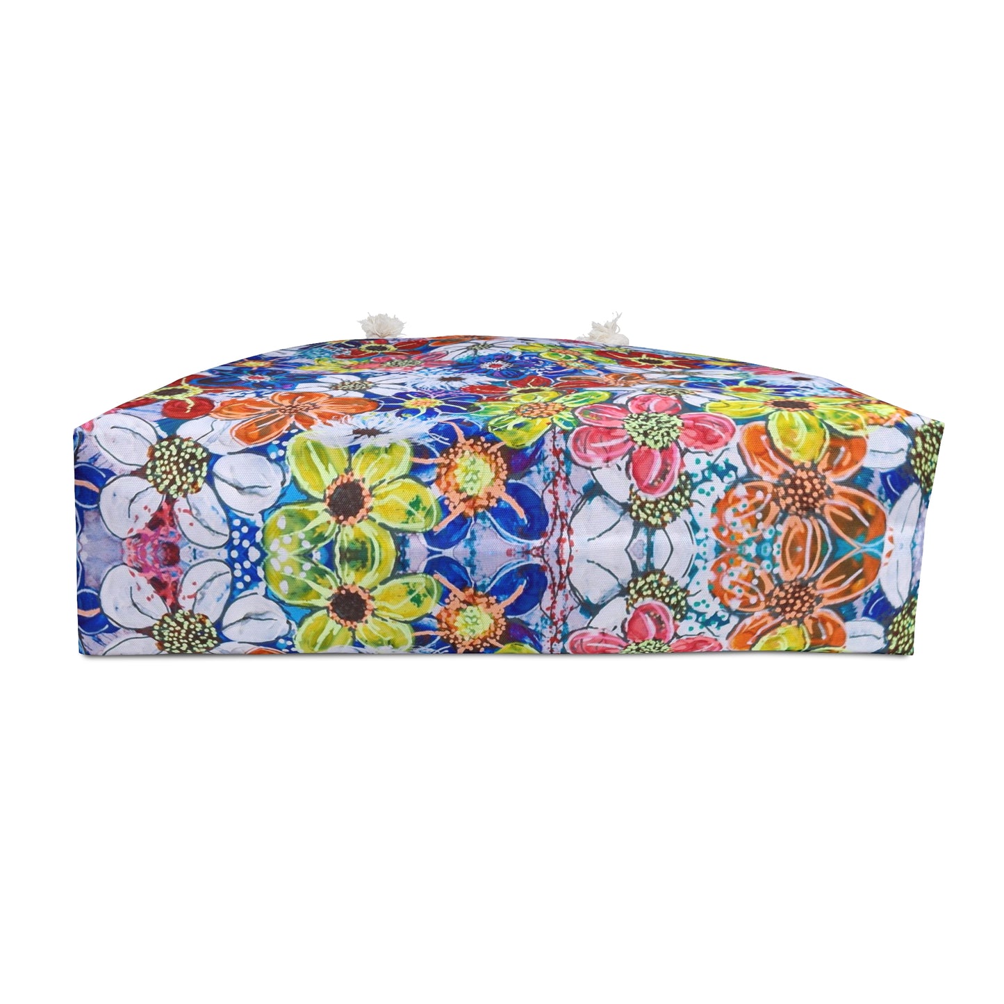 Weekender / Beach / Overnight Bag - No. 240 - 'Flowers on Purple'