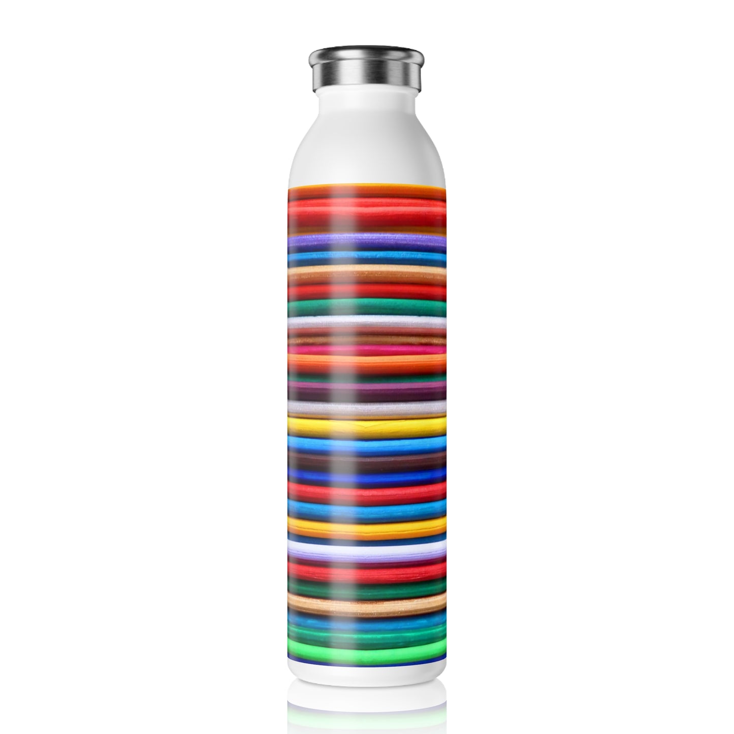 Slim Water Bottle - No. 308 - 'Pathways'