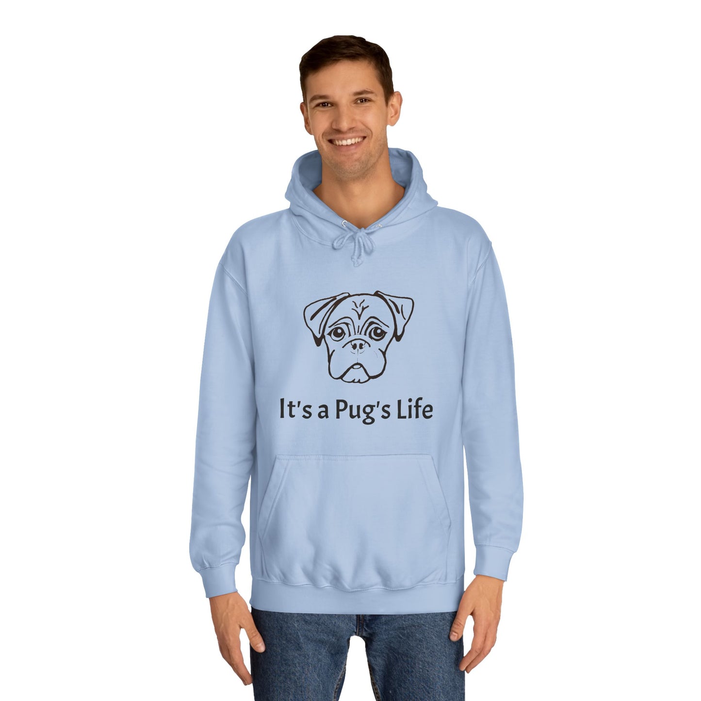 Unisex College Hoodie - PUG